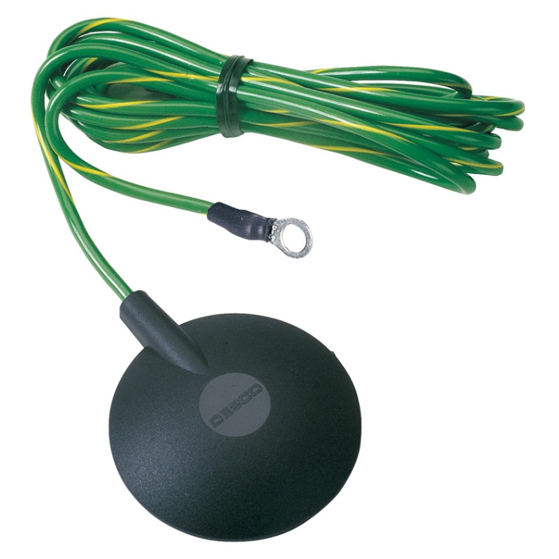 Ground Cord, Floor, 10MM, No Resistor Desco
