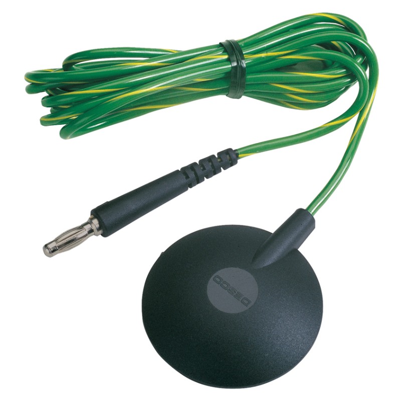 Ground Cord, Floor, Banana, No ResistorDesco