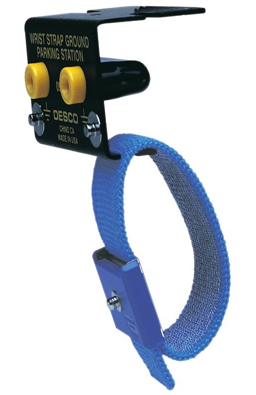 Ground Kit, Bench Mounted Ground with Two Banana Jacks & Strap HolderDesco