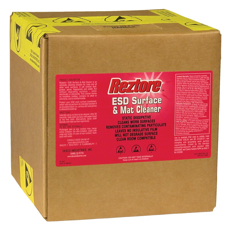 Cleaner, Reztore™ Antistatic Surface and MatDesco