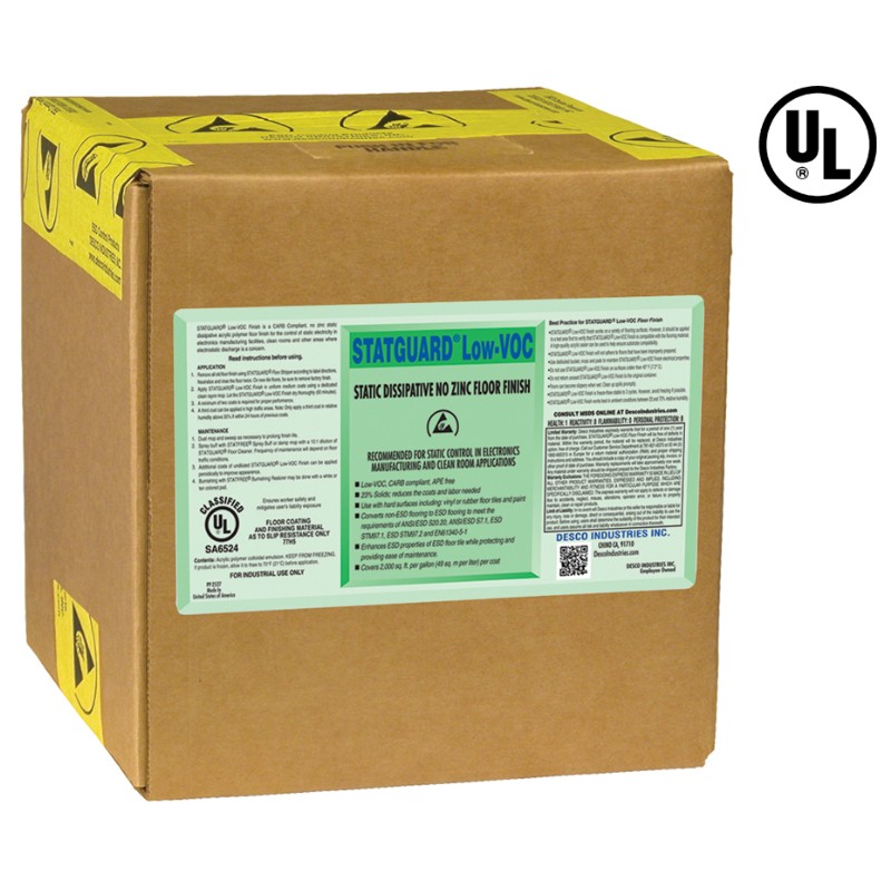 Statguard® Floor Finish, Low-VOC Desco