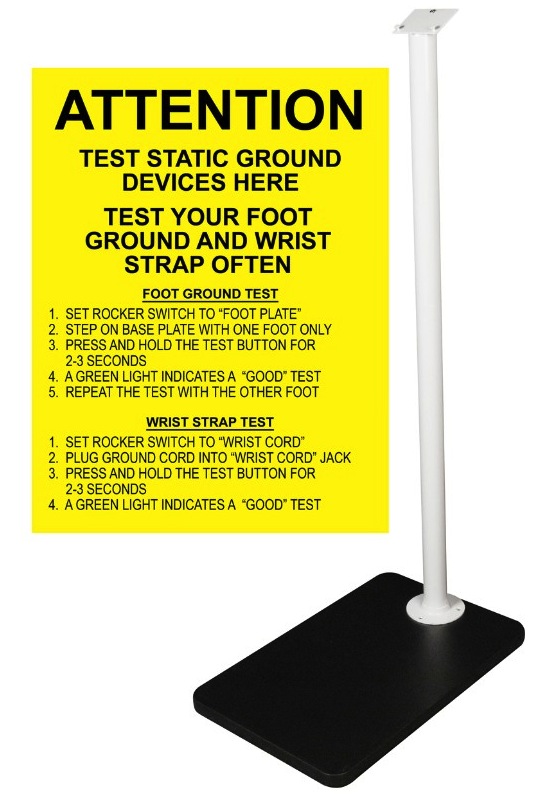 Stand, For Use with Wrist Strap and Foot Grounder Desco