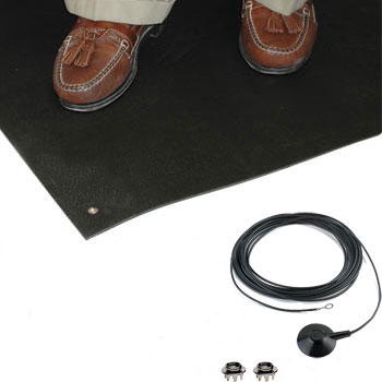 Mat, ESD, Conductive Floor Mat for Hard Floors, 3M