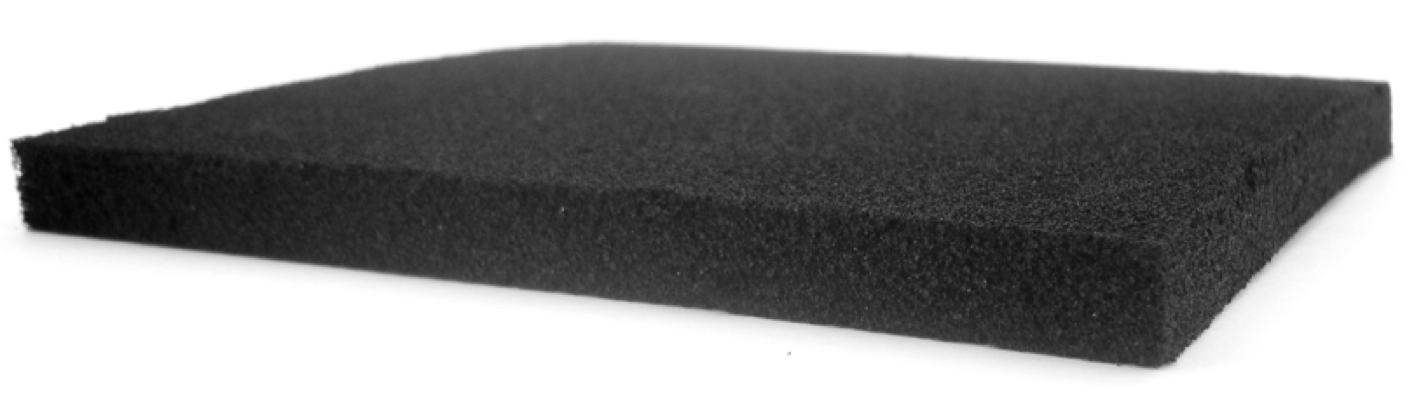 Conductive Foam, Low Density, 1/2" ESD