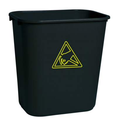 Trash Can, ESD, Poly, 28QTTransforming Technologies