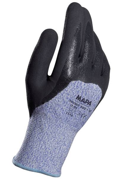 Gloves, Krynit 582, Nitrile, Knitwrist, Heavy Weight, 13-gaugeMAPA Professional