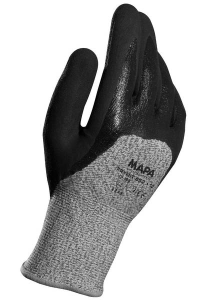 Gloves, Krynit 652, Nitrile, Med. Weight, Knitwrist, 13-gaugeMAPA Professional