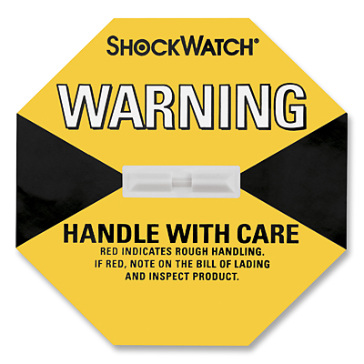 ShockWatch Label, L-65, 25g, YellowShockWatch