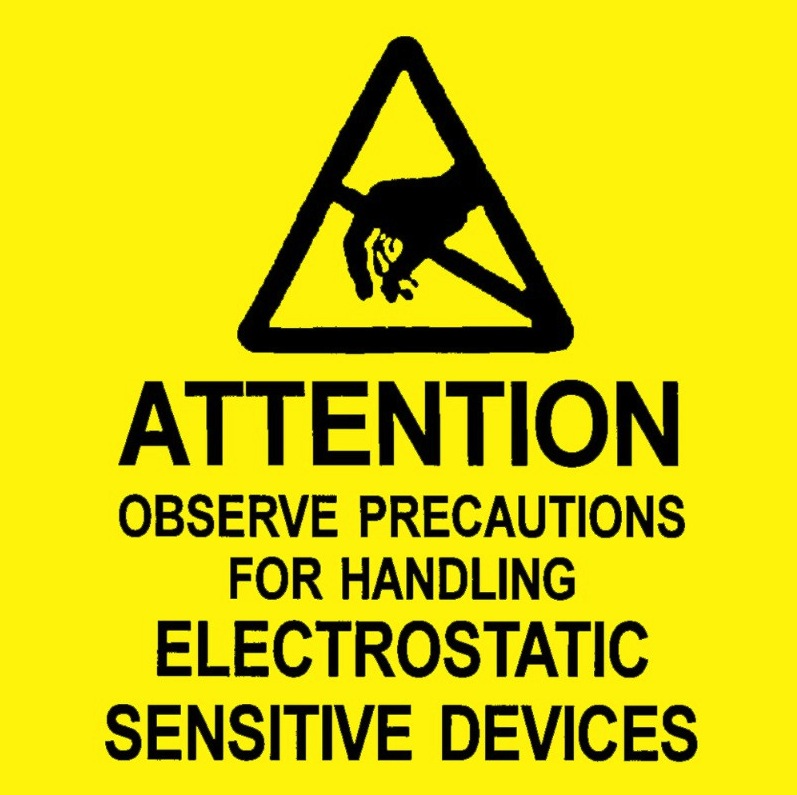Label,Attention, MIL 129N, 2" x 2"Desco