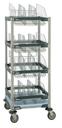 MetroMax Gown/Bootie Storage, Open Cart, Metro