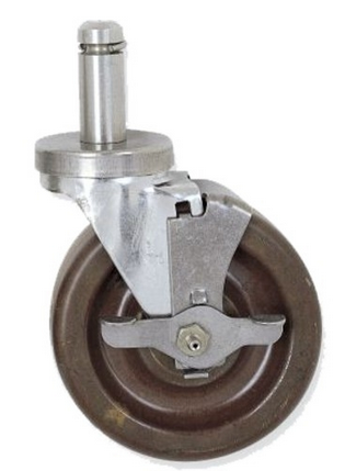 Wheel, Autoclave, with Brake, FlatMetro