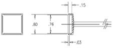 700 Series Cartridge, Quad Tip for MX-500 19.30mm PLCC 52 SMTC-117Metcal