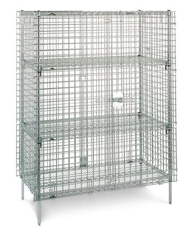 Security Cart, Super Erecta Stationary SecurityMetro