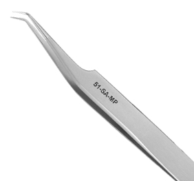 Tweezer, 51-SA-MP,Mirror Polish Angeled Tip Very Fine PointsExcelta Corporation
