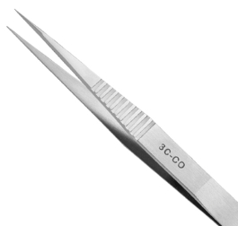 Tweezer, 3C-CO, Cobalt Tweezer - Straight - Fine TipsExcelta Corporation