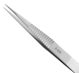 Tweezer, 3-CO Tweezer Straight, Fine TipsExcelta Corporation