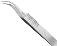 Tweezer, 7B-CO Tweezer Curved Fine Serrated PointsExcelta Corporation