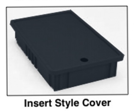 Tote Box Lid, Conductive - Bentron Black Metro